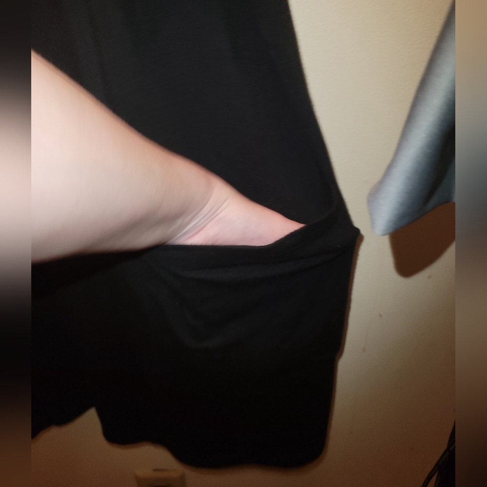 K. Jordan 3X Black Dress with pockets